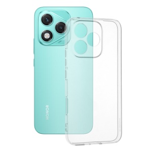 Husa Honor 400 Lite din silicon transparent, set cu sticker, ClearGuard, Transparenta