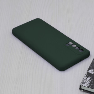 Husa Huawei P Smart 2021 din silicon moale, Techsuit Soft Edge - Dark Green - Img 5