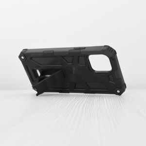 Husa iPhone 12 / 12 Pro, Antisoc, Suport Birou, Blazor Series, Camo Black - Img 6