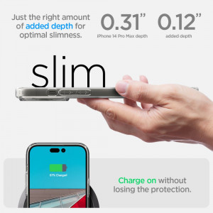 Husa iPhone 14 Pro Max Spigen Ultra Hybrid - Clear - Img 7