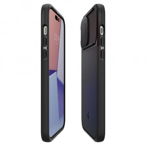 Husa iPhone 14 Pro Spigen Optik Mag Armor - Black - Img 7