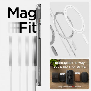Husa iPhone 15, Spigen Ultra Hybrid MagSafe - Negru - Img 7
