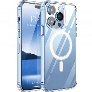 Husa iPhone 15, Techsuit MagSafe Pro - Transparent - Img 1
