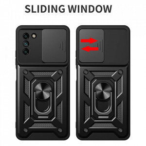 Husa Nokia G11 / G21 cu inel magnetic, Techsuit CamShield - Negru - Img 4