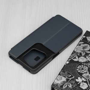 Husa OPPO Reno 8 Pro tip carte, Techsuit eFold - Albastru - Img 2