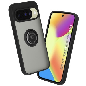 Husa pentru Google Pixel 10 / Pixel 10 Pro, SKYDDAR INNOVATION, Glinth+ cu Inel Rotativ 360°, Compatibilitate Magnetica, Negru, set cu sticker  - Img 1
