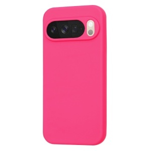 Husa pentru Google Pixel 10 Pro XL, SKYDDAR INNOVATION, din Silicon Catifelat, SoftElegance , Fucsia, set cu sticker  - Img 3