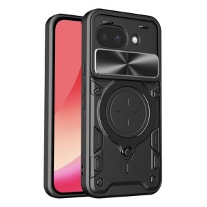 Husa pentru Google Pixel 10a, SKYDDAR INNOVATION, CamGuard Pro, Inel Magnetic, Protectie Camera, set cu sticker, Negru