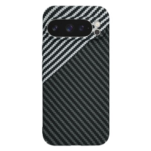 Husa pentru Google Pixel 9 Pro, Finisaj Premium cu Textura de Carbon, Design Elegant, SKDR CarbonFlex - Gri - Img 3