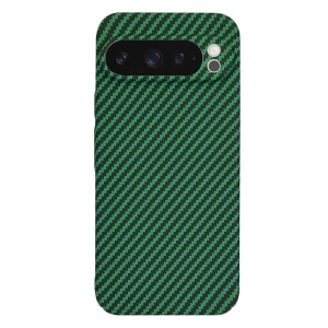 Husa pentru Google Pixel 9 Pro XL, Finisaj Premium cu Textura de Carbon, Design Elegant, SKDR CarbonFlex - Verde - Img 3