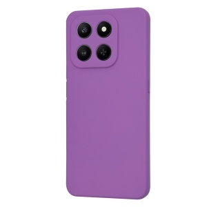 Husa pentru Honor 400 Smart / X7d 4G, SKYDDAR INNOVATION, din Silicon Catifelat, SoftElegance, set cu sticker, Mov - Img 2