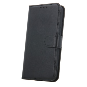 Husa pentru Honor 400, Tip Carte, Piele Ecologica, Inchidere Magnetica, 3 Sloturi Card, set cu sticker, Smart Classic, Negru mat - Img 2