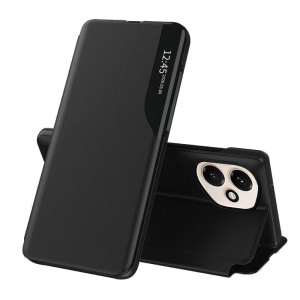 Husa pentru Honor 400, tip carte, set cu sticker, eFold, Negru