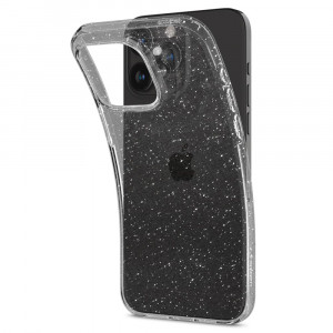 Husa pentru iPhone 15 Pro Max, Spigen Liquid Crystal Glitter - Crystal Quartz - Img 6