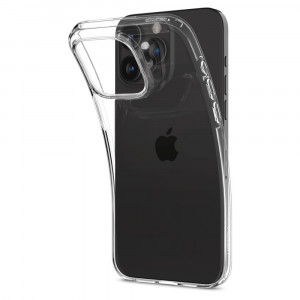 Husa pentru iPhone 15 Pro, Spigen Liquid Crystal - Clear - Img 6
