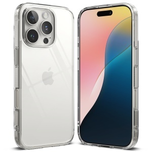 Husa pentru iPhone 16 Pro, Ringke, Fusion, Antisoc, Compatibila Incarcare Wireless, Transparenta