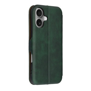Husa pentru iPhone 17 tip carte din Piele Ecologica, Suport Carduri, Inchidere Magnetica, set cu sticker, Safe Wallet, Verde - Img 7