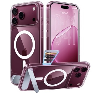Husa pentru iPhone 18 Pro Max / iPhone 17 Pro Max - Torras Ostand L1 Guardian - Clear