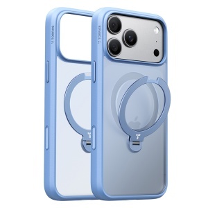 Husa pentru iPhone 18 Pro Max / iPhone 17 Pro Max - Torras Ostand Spin Series - Blue