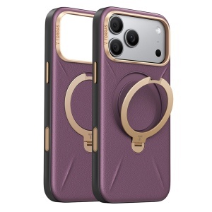 Husa pentru iPhone 18 Pro Max / iPhone 17 Pro Max - Torras QPRO Leather Series - Purple