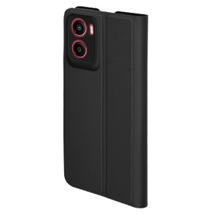 Husa pentru Motorola Moto G05 / Moto E15, SKYDDAR INNOVATION, Magskin Book, tip Carte cu Portofel Interior, set cu sticker, Negru - Img 7