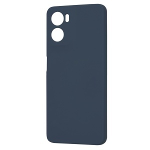 Husa pentru Motorola Moto G06, SKYDDAR INNOVATION, din Silicon Catifelat, SoftElegance, set cu sticker, Bleumarin - Img 4