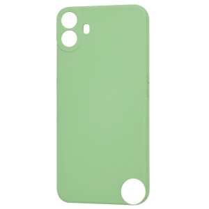 Husa pentru Nothing CMF Phone 1 din Silicon Catifelat, Protectie Premium, Skyddar SoftElegance - Verde deschis - Img 4