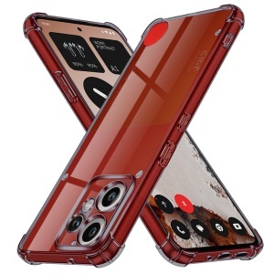 Husa pentru Nothing CMF Phone 2 Pro, SKYDDAR INNOVATION, Shockproof Clear Silicone, Silicon Slim, set cu sticker, Fumuriu