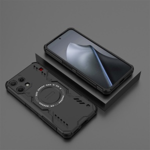 Husa pentru Nothing Phone (3a) Lite, SKYDDAR INOVATION, ArmorMag, Magsafe, set cu sticker, Negru - Img 4