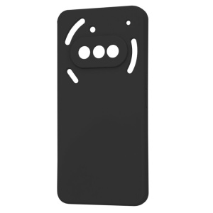 Husa pentru Nothing Phone (3a), SKYDDAR INNOVATION, SoftElegance din Silicon Catifelat, set cu sticker, Negru - Img 4