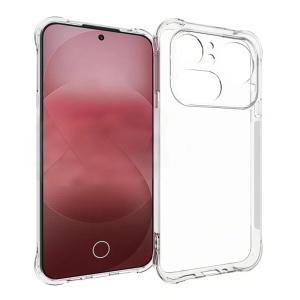 Husa pentru Nothing Phone (4a) Pro din Silicon Slim, Margini Antisoc, set cu sticker, Shockproof Clear Silicone, Transparenta