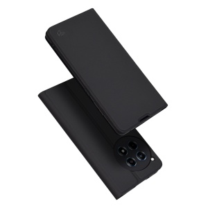 Husa pentru OnePlus 12R, SKYDDAR INNOVATION, Magskin Book, tip Carte cu Portofel Interior, set cu sticker, Negru