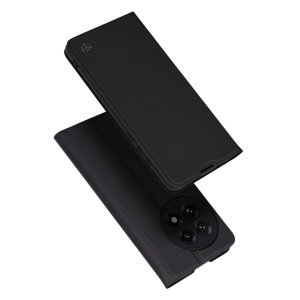 Husa pentru OnePlus 13R, SKYDDAR INNOVATION, Prestige, tip Carte cu Portofel Interior, Negru, set cu sticker