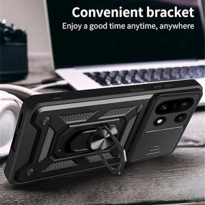 Husa pentru OnePlus 15, SKYDDAR INNOVATION, CamShield, Inel magnetic, set cu sticker, Negru - Img 4