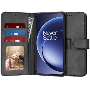 Husa pentru OnePlus 15R, SKYDDAR INNOVATION, Diary Book, tip carte cu Portofel Interior, Antisoc, set cu sticker, Negru