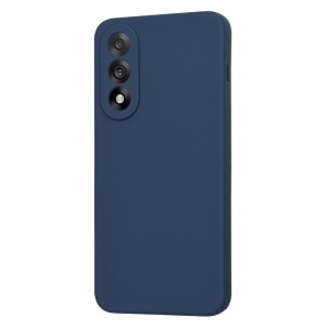 Husa pentru OnePlus Nord 5, SKYDDAR INNOVATION, din Silicon Catifelat, SoftElegance, set cu sticker, Bleumarin - Img 3