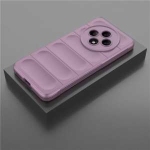 Husa pentru Oppo Reno12 F 4G, SKYDDAR INNOVATION, Vogue din Silicon Mat, set cu sticker, Negru - Img 5