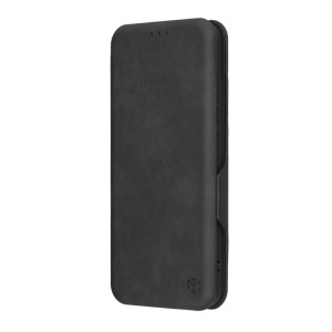 Husa pentru Oppo Reno13 Pro, SKYDDAR INNOVATION, Pocket Safe, tip carte din Piele Ecologica, Suport Carduri, Inchidere Magnetica, set cu sticker, Negru - Img 4