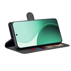 Husa pentru Oppo Reno14, SKYDDAR INNOVATION, Diary Book, tip carte cu Portofel Interior, Antisoc, set cu sticker, Negru - Img 5