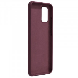 Husa pentru Samsung Galaxy A03S din Silicon Catifelat, Protectie Premium, Antisoc, set cu sticker, soft edge, Mov - Img 3