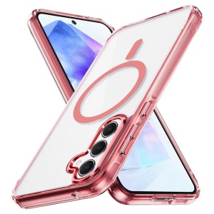 Husa pentru Samsung Galaxy A15 4G / Galaxy A15 5G cu Magsafe integrat, SKYDDAR Luxury Shield - Roz - Img 2