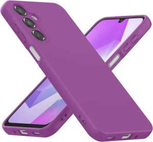 Husa pentru Samsung Galaxy A16 4G / Galaxy A16 5G din Silicon Catifelat, Protectie Premium, Skyddar SoftElegance - Mov