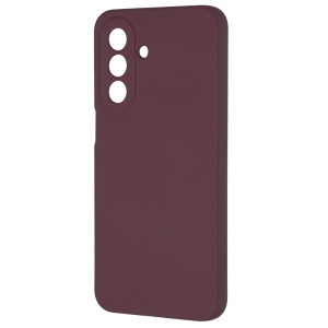 Husa pentru Samsung Galaxy A27 5G, SKYDDAR INNOVATION, din Silicon Catifelat, SoftElegance, set cu sticker, Bordo - Img 4