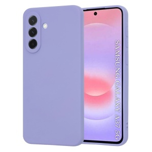 Husa pentru Samsung Galaxy A37 5G, SKYDDAR INNOVATION, din Silicon Catifelat, SoftElegance, set cu sticker, Violet
