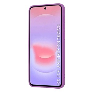 Husa pentru Samsung Galaxy A37 5G, SKYDDAR INNOVATION, din Silicon Catifelat, SoftElegance, set cu sticker, Mov - Img 2