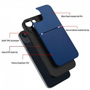 Husa pentru Samsung Galaxy A53 5G din silicon, anti soc, flexibila, set cu sticker, Noble, Albastru - Img 5