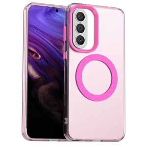 Husa pentru Samsung Galaxy A57 5G, MagSafe, Antisoc, set cu sticker, CandyCase, Roz