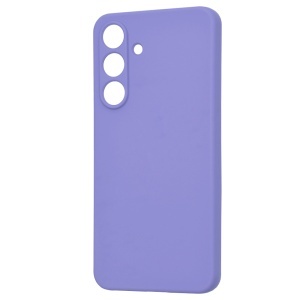 Husa pentru Samsung Galaxy S25 FE din Silicon Catifelat, SoftElegance, set cu sticker, Violet - Img 4