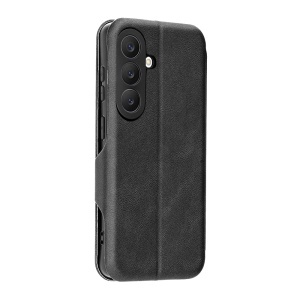 Husa pentru Samsung Galaxy S26 Edge, SKYDDAR INNOVATION, Safe Wallet tip carte din Piele Ecologica, Suport Carduri, Inchidere Magnetica, set cu sticker, Negru - Img 5