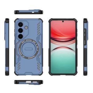 Husa pentru Samsung Galaxy S26 Edge, SKYDDAR INOVATION, ArmorMag, Magsafe, set cu sticker, Albastru - Img 5